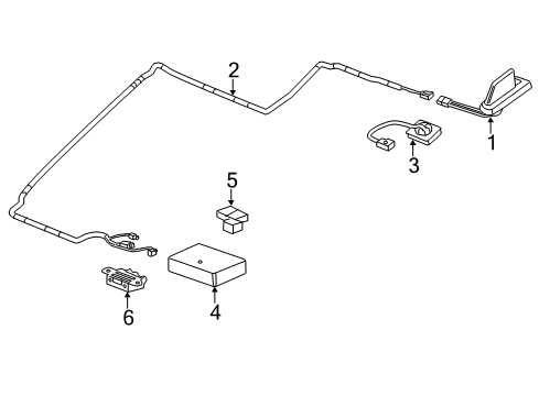 2015 Chevy Silverado 2500 HD Communication System Components Diagram