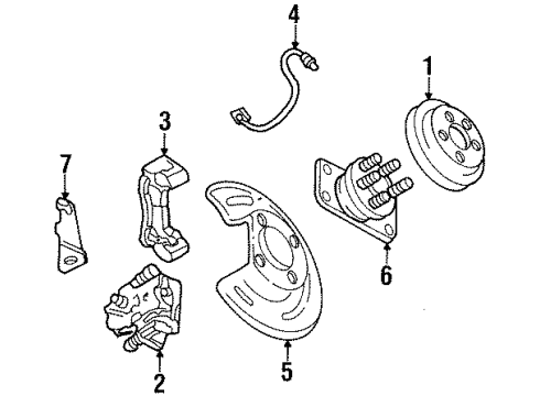 1997 Cadillac Seville Rear Brakes Diagram