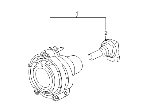 2018 Buick LaCrosse Fog Lamps Diagram