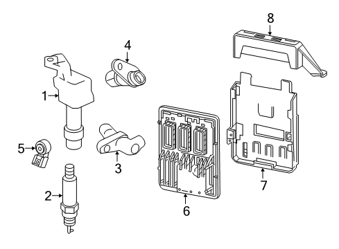 2022 Chevy Malibu Cover Diagram for 84190616