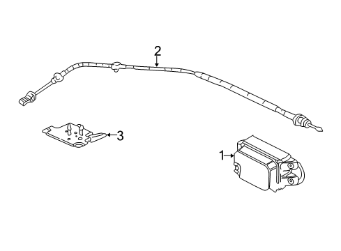 2002 Chevy Silverado 1500 Cable Diagram for 15040802