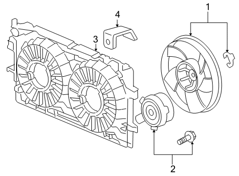 2006 Chevy Monte Carlo Cooling Fan Diagram 2 - Thumbnail