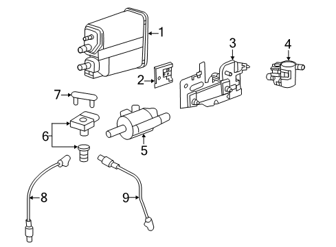 2015 Chevy Silverado 2500 HD Vapor Canister Diagram
