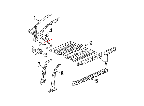 1998 Buick Regal Rocker Panel Diagram