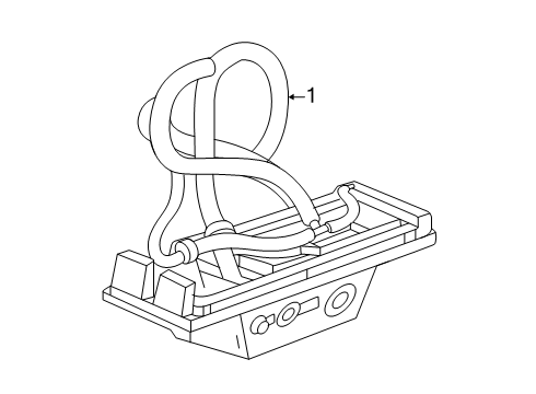 2025 Cadillac ESCALADE IQ License Lamps Diagram