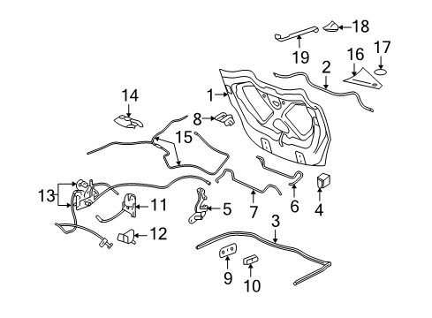 2007 Saturn Sky Trunk Diagram
