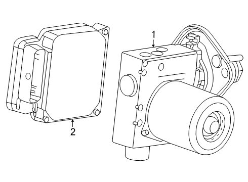 2025 Chevy Equinox ABS Components Diagram