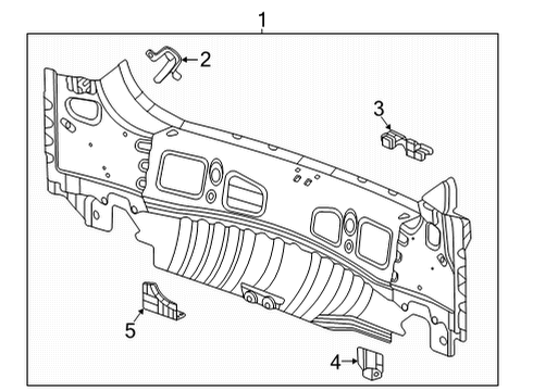 2023 Buick Encore GX Rear Body Diagram