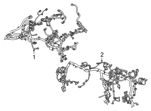 2025 Cadillac XT6 Wiring Harness Diagram