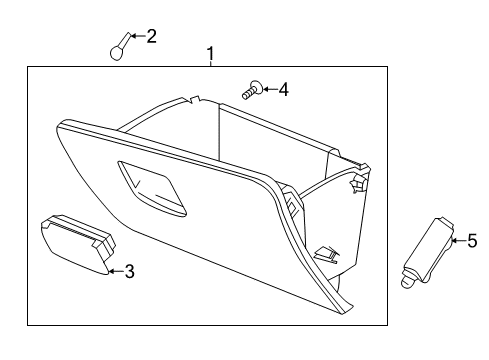 2023 Chevy Equinox Glove Box Diagram
