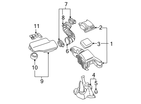 2002 Chevy Cavalier Powertrain Control - Air Diagram 3 - Thumbnail