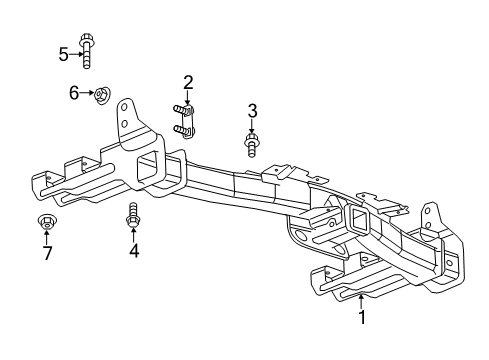 2014 Chevy Silverado 1500 Trailer Hitch Components Diagram 3 - Thumbnail