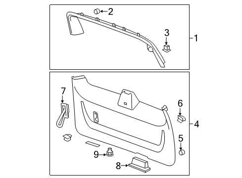 2011 Chevy Tahoe Interior Trim - Lift Gate Diagram 2 - Thumbnail