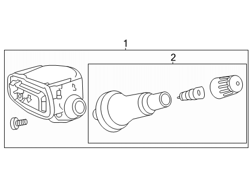 2025 GMC Terrain Tire Pressure Monitoring Diagram