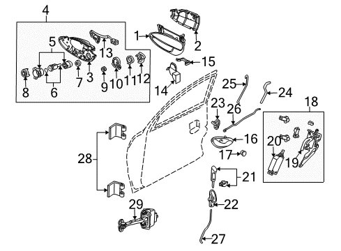 2006 Pontiac GTO Control Rod Diagram for 90457157