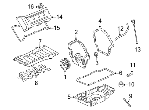 2004 Cadillac Seville Senders Diagram