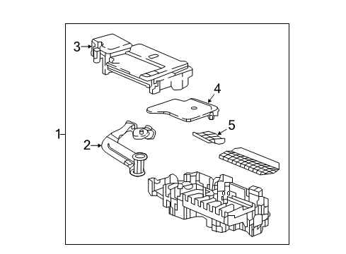 2017 Chevy Cruze Fuse Box Diagram for 39023242