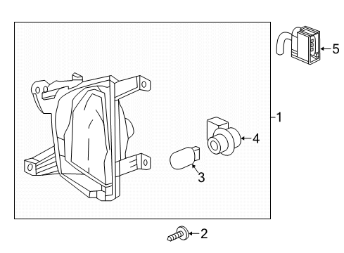 2019 Chevy Equinox Harness, Front Diagram for 84314382