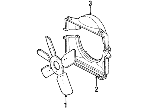 1987 Cadillac Brougham Cooling Fan Diagram