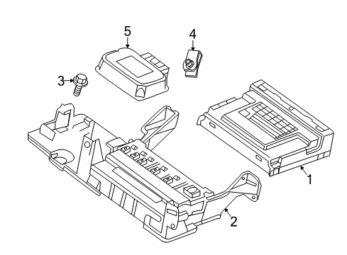 Module, Body Multi Function Electric Computer Diagram for 13534190