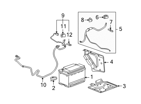 2009 Chevy Silverado 1500 Battery Diagram 2 - Thumbnail