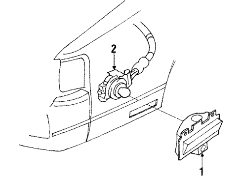 1986 Oldsmobile Toronado Corner Lamps Diagram