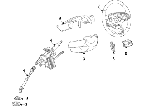 2025 Chevy Trailblazer Steering Column Diagram