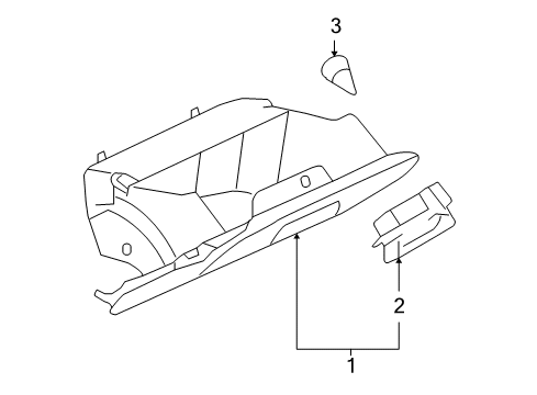 2014 Chevy Impala Limited Glove Box Diagram