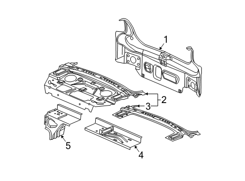 2007 Saturn Ion Rear Body Diagram 2 - Thumbnail