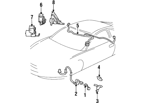 2001 Oldsmobile Aurora Pressure Valve Diagram for 19416835