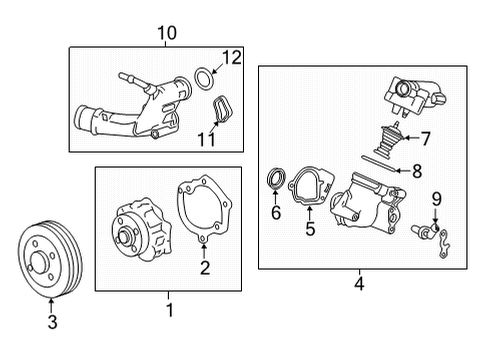 2025 Cadillac CT4 Water Pump Diagram 3 - Thumbnail