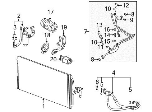 2004 Chevy Monte Carlo A/C Compressor Diagram
