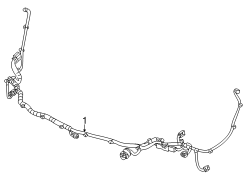 2024 Buick Encore GX Electrical Components - Front Bumper Diagram