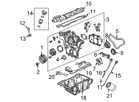 2004 Buick Rendezvous Engine Parts Diagram