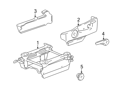2004 Buick Rendezvous Outer Cover, Gray Diagram for 89039811