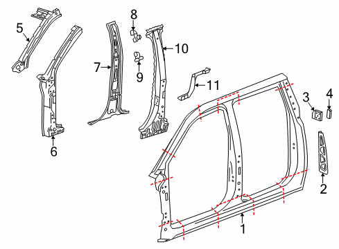 2019 Chevy Suburban Uniside Diagram