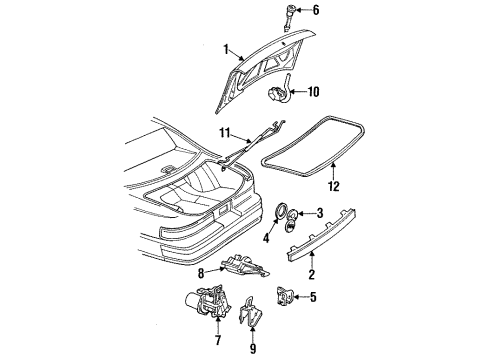 1996 Buick Roadmaster Trunk Diagram