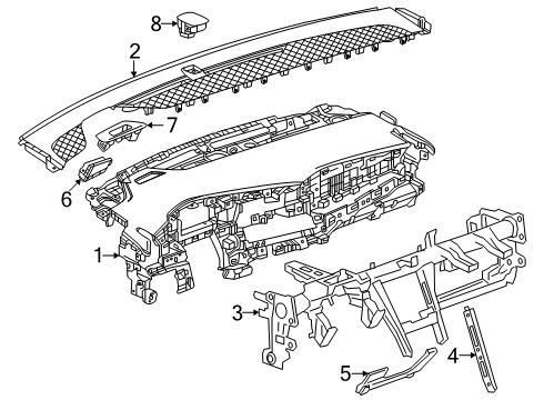 2025 Chevy Equinox Instrument Panel Diagram