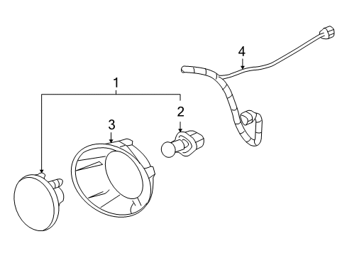 2012 Chevy Camaro Daytime Run Lamp Diagram for 92231388