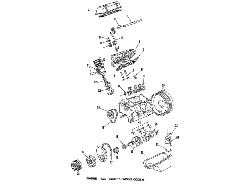 1989 Chevy Astro Camshaft & Timing Diagram 2 - Thumbnail