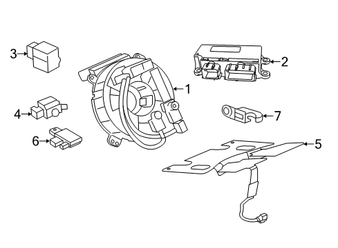 2017 Chevy SS Supplemental Restraint System Diagram 2 - Thumbnail