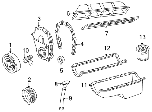 1996 Chevy Express 3500 Engine Parts Diagram 3 - Thumbnail