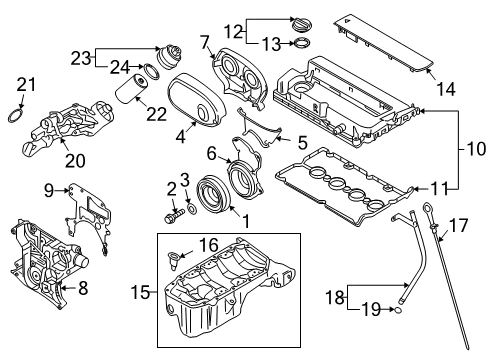2009 Chevy Aveo Engine Parts Diagram