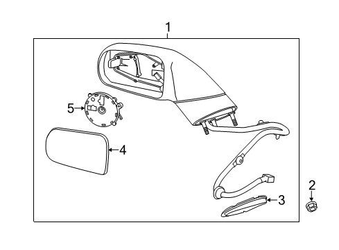 2017 Chevy Corvette Mirrors Diagram