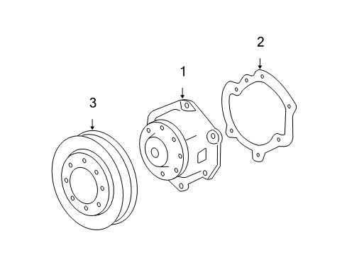 2007 GMC Acadia Water Pump Diagram