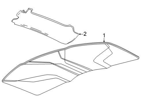 2025 Chevy Corvette Interior Trim - Top Diagram 5 - Thumbnail