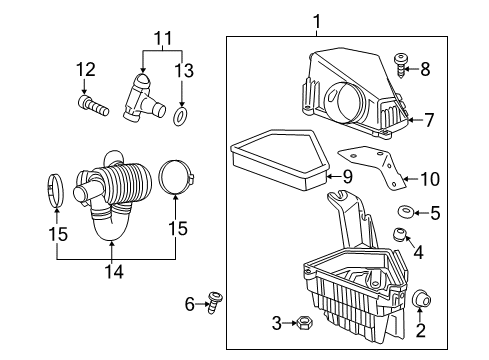 2015 Cadillac CTS Filters Diagram 3 - Thumbnail