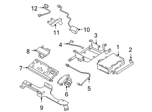2001 Chevy Silverado 2500 HD Navigation System Diagram