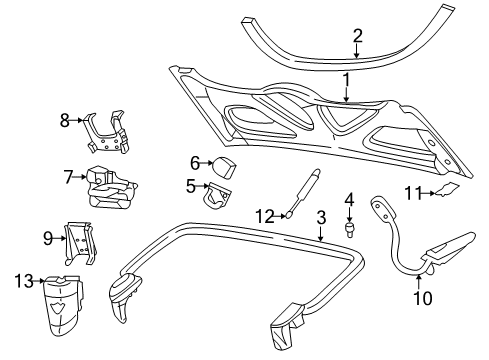 2000 Chevy Corvette Stowage Compartment Diagram