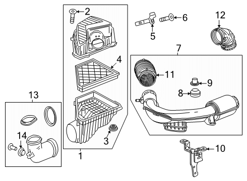 2025 Buick Enclave Air Intake Diagram